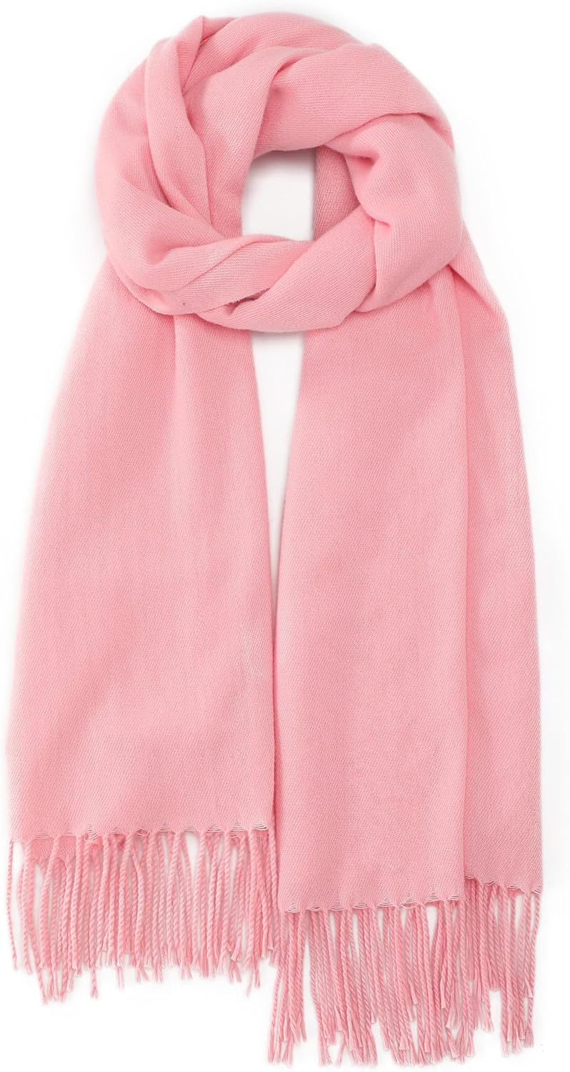 Ymomode Store Scarfs for Women Pashmina Shawls and Wraps for Evening Dress Bridesmaid Wedding Bridal Winter Warm Long Large Scarves - Image 1